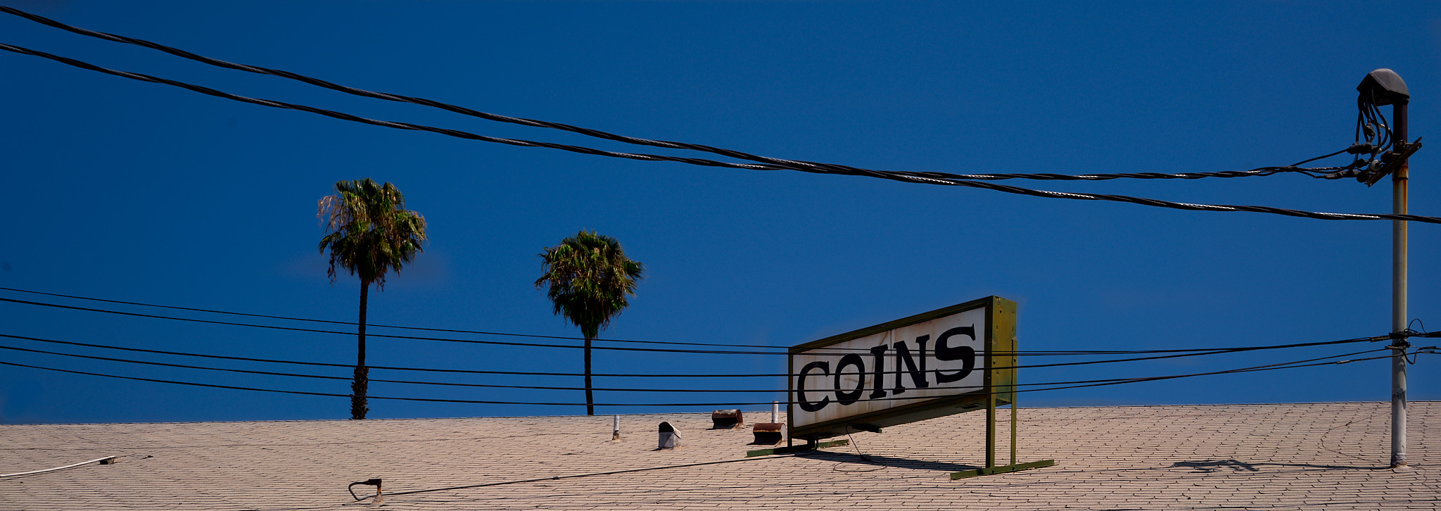 2021 Roof Top Riverside California. Photograph by Benoit Malphettes