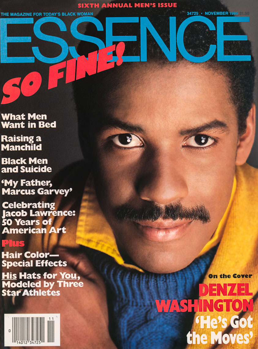 Denzel Washington for Essence Magazine Cover 1986